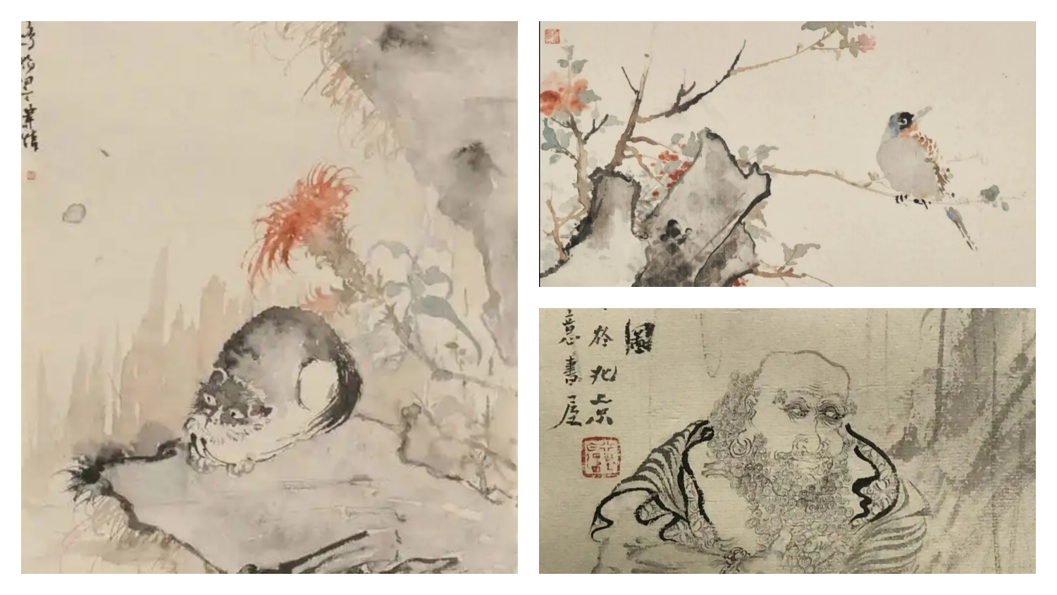 千人展名家中国国家画院院长、中美协副主席刘万鸣作品