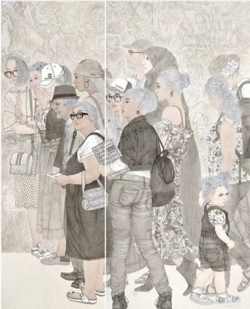 赣州南康区书画家协会-千人书画展专题二欣赏